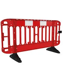 [EPI0594] BARRIERE TITAN COULEUR ROUGE EN POLYPROPYLENE L:2m H:1m