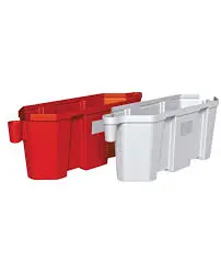 [EPI0571] SEPARATEUR BLANC ET ROUGE EMPILABLE 125x40x50