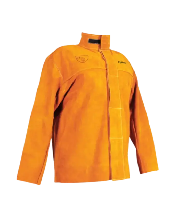 [EPI0616] VESTE EN CUIR CROUTE SOUPLE - DOS EN COTON IGNUFIGE