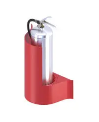 [INC0007] WAVE SUPPORT POUR EXTINCTEUR COULEUR ROUGE